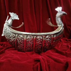 Peacock style Antique Designer Boat tray/urli/container for royal looking