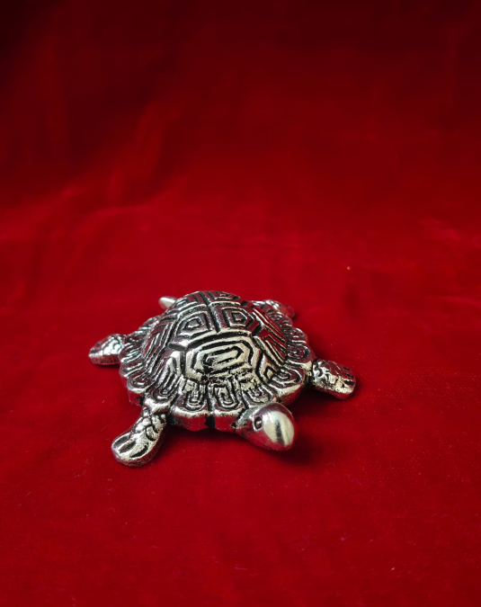 Vastu Tortoise Decorative Plate | Premium Metal Feng Shui Turtle Showpiece | Lucky Home Décor Gift