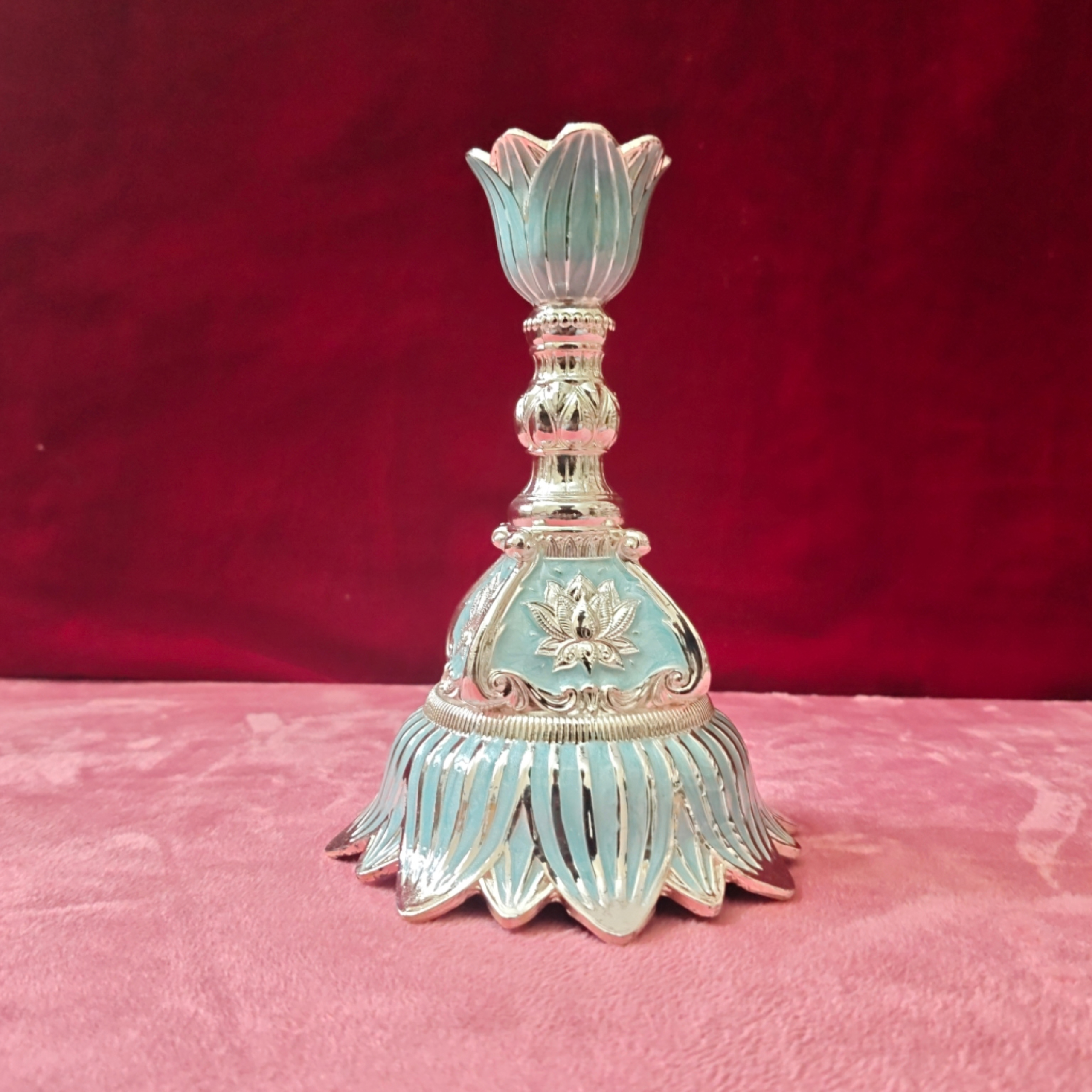 Luxury Lotus Design Decorative Candle Holder